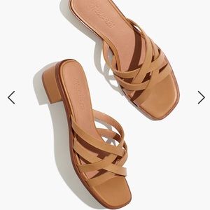 Madewell Melanie Mule Sandal Vachetta Leather